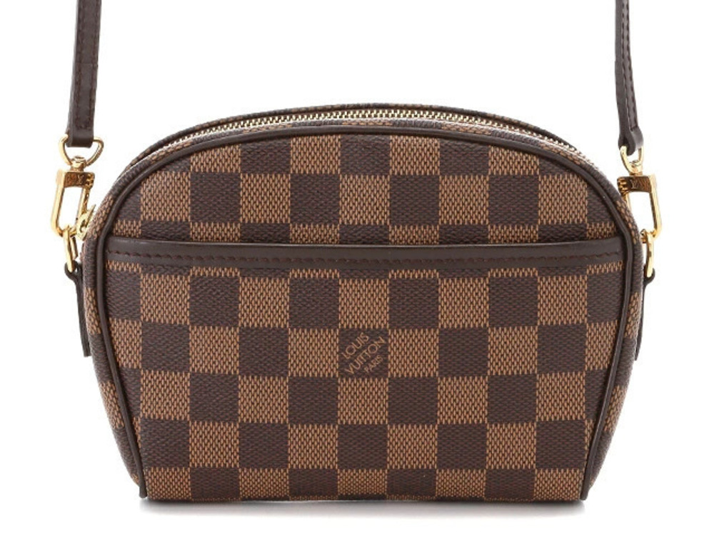Louis Vuitton Pochette Damier Shoulder Ipanema Bag Brown